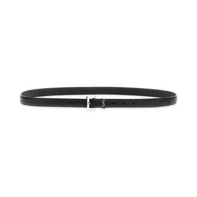 Saint Laurent Cassandre Belt "Black"