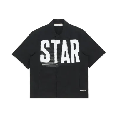 1017 ALYX 9SM Mark Flood S/S Zip Shirt "Black"