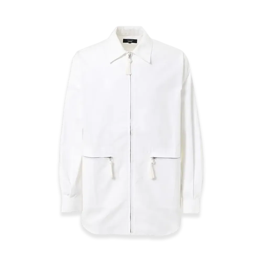 COMME des GARCONS HOMME Cotton Oxford Shirts "White"