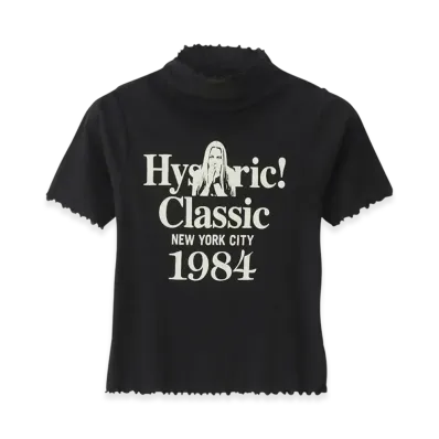 HYSTERIC GLAMOUR Classic 1984 High Neck T-Shirt "Black"