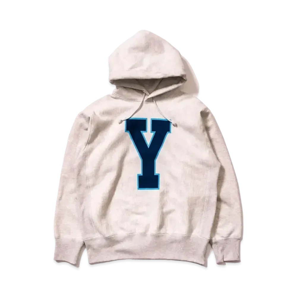 THE REAL McCOY'S Hooded Sweatshirt / 'Y' "Silver Grey"