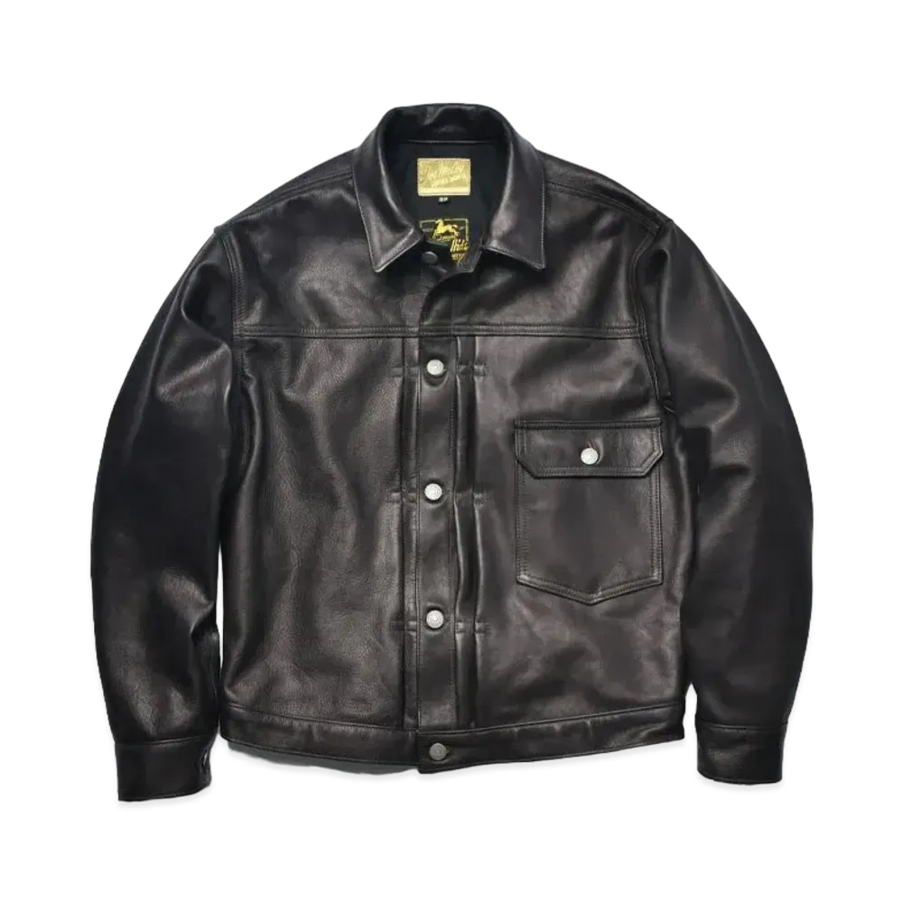 THE REAL McCOY'S Type I Leather Jacket "Black"