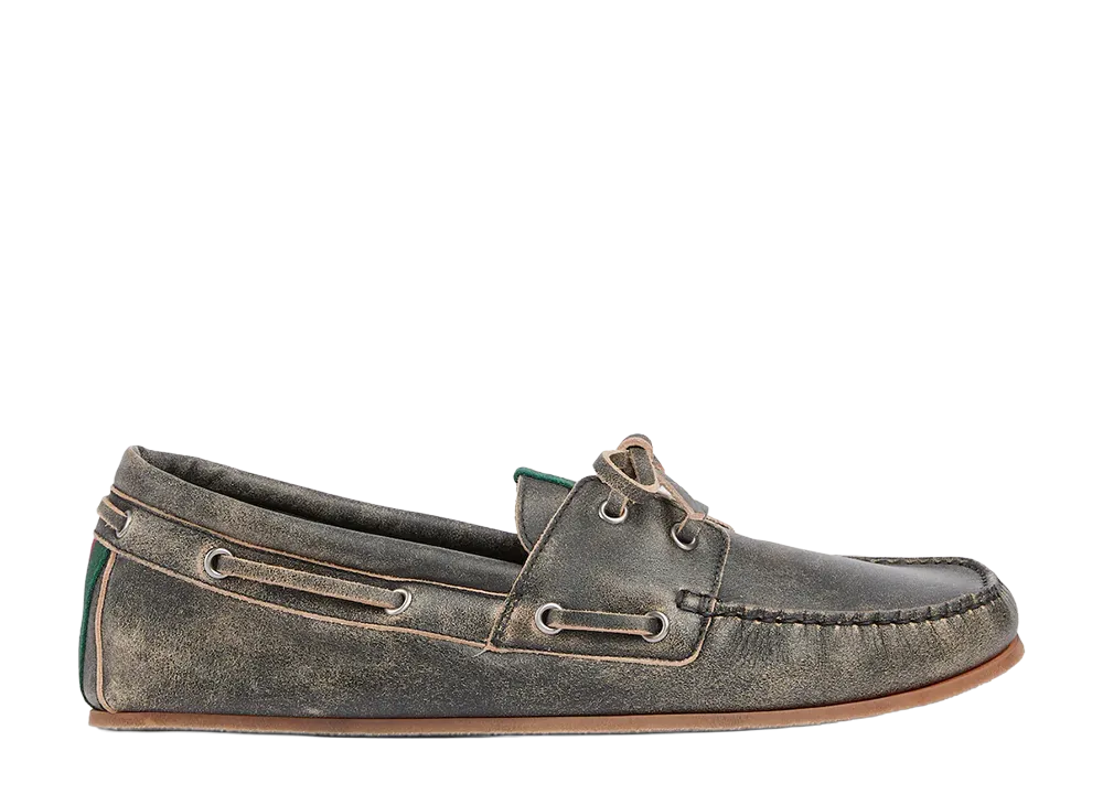 GUCCI Boat Shoe "Black"