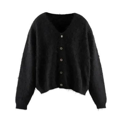 SAINT Mxxxxxx Cardigan Mohair "Black"