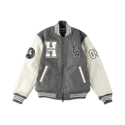 WIND AND SEA x HYSTERIC GLAMOUR Stadium Jumper "Gray"