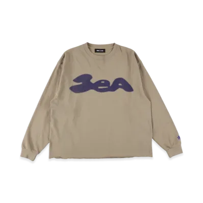 WIND AND SEA Heptagon Logo L/S Tee "Beige"