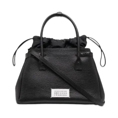 Maison Margiela 5AC Medium Drawstring Shoulder Bag "Black"