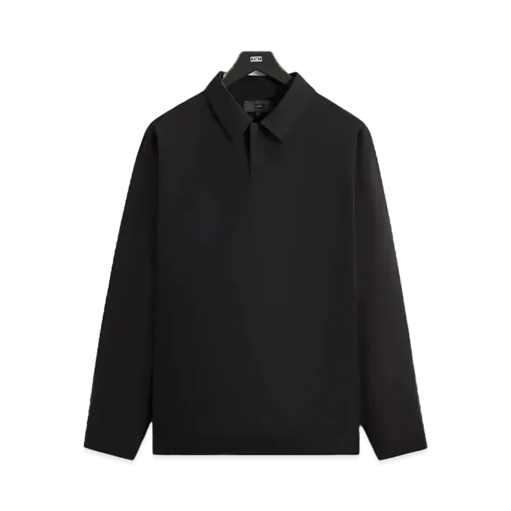 Kith 101 Kayson Snap Front Polo "Black"