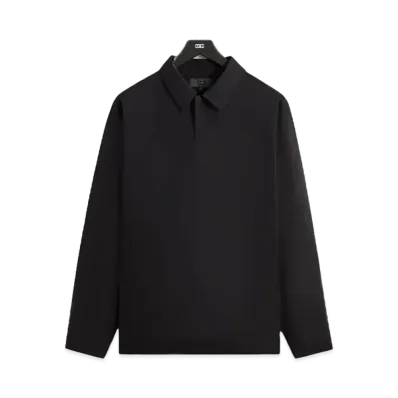 Kith 101 Kayson Snap Front Polo "Black"