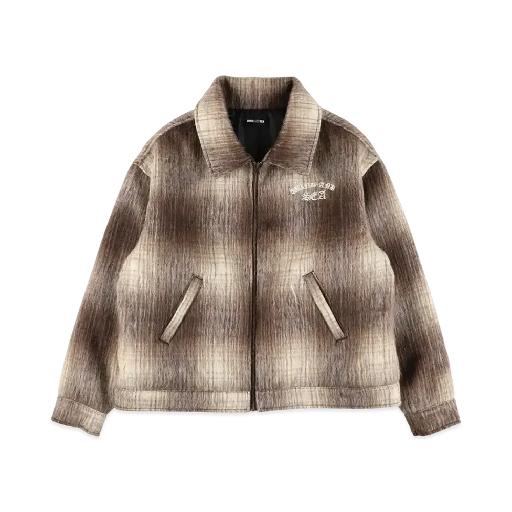 WIND AND SEA Zip Shaggy Jacket "Beige"