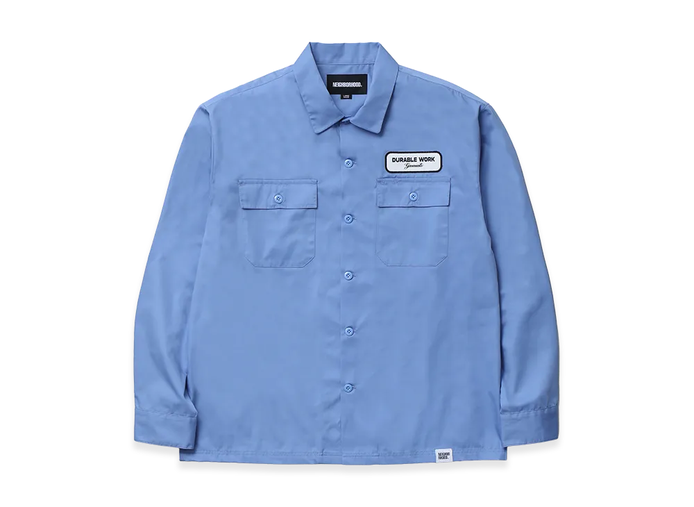 NEIGHBORHOOD Classic Work Shirt LS-1 "Blue"