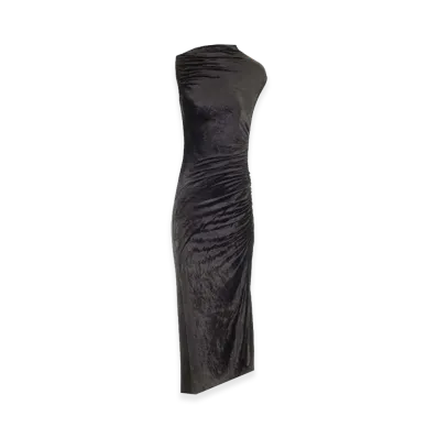 Rick Owens Women's Velvet Dress "Black"