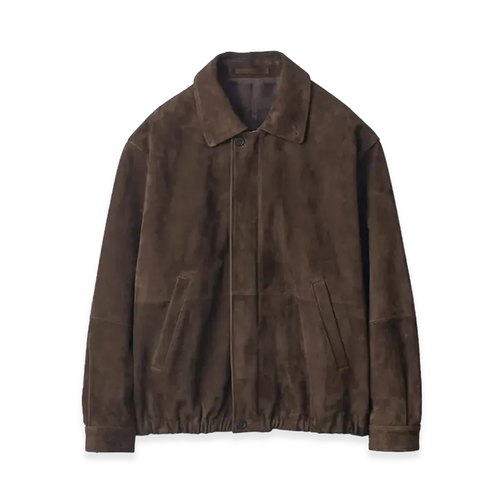 ssstein Goat Suede Zip Jacket "Brown"