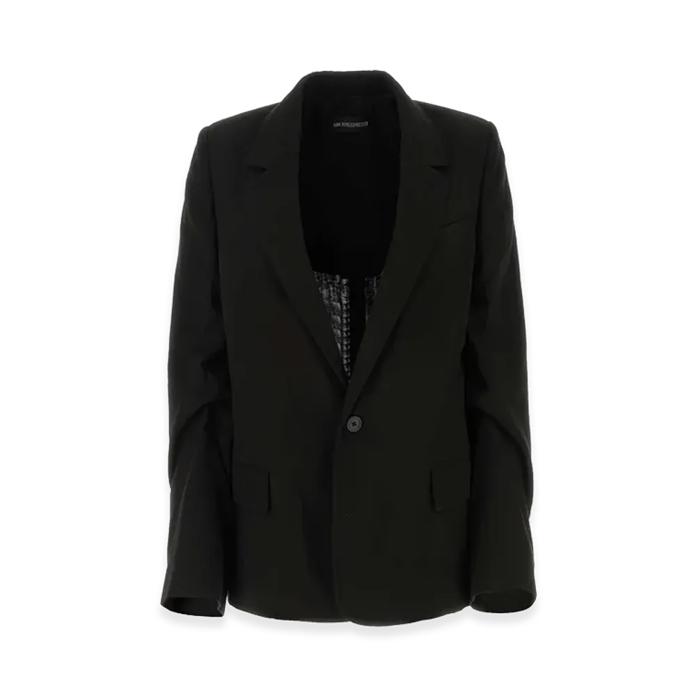 Ann Demeulemeester Women's Cotton Renske Blazer "Black"