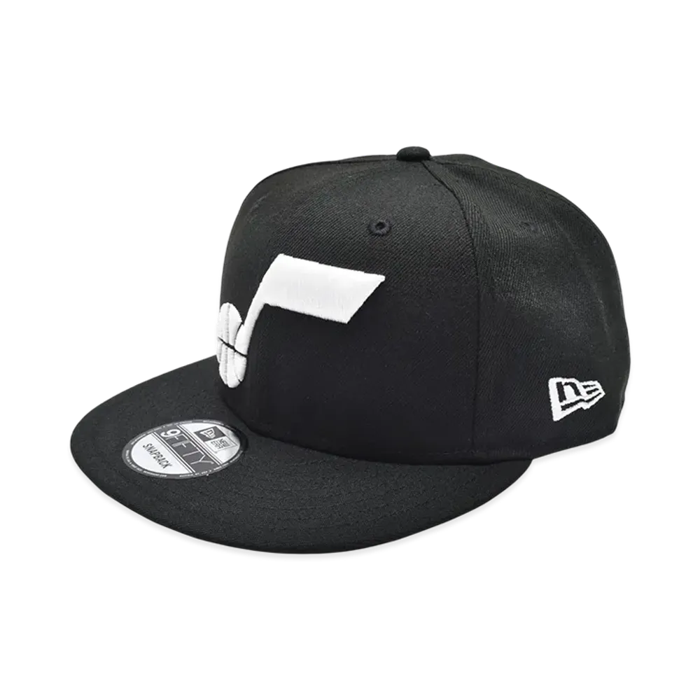 NEW ERA NBA 9Fifty Basic Cap Bk&Wh Utah Jazz "Black"