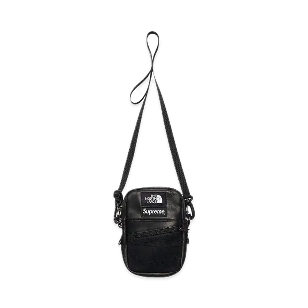 Supreme x The North Face Leather Shoulder Bag "Black"