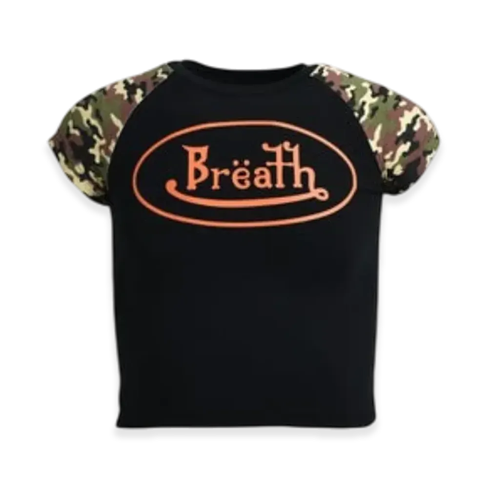 BREATH One Logo W Tee "Black Camo"