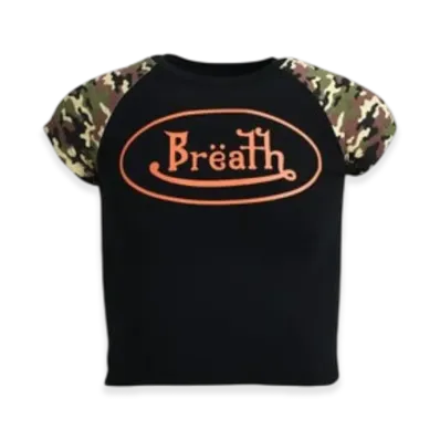 BREATH One Logo W Tee "Black Camo"