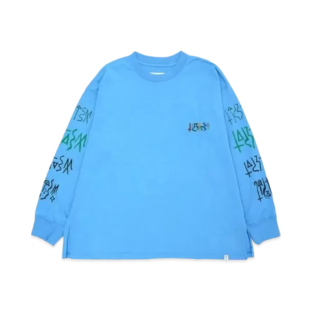 FACETASM Graphic Long Sleeve Tee "Light Blue"