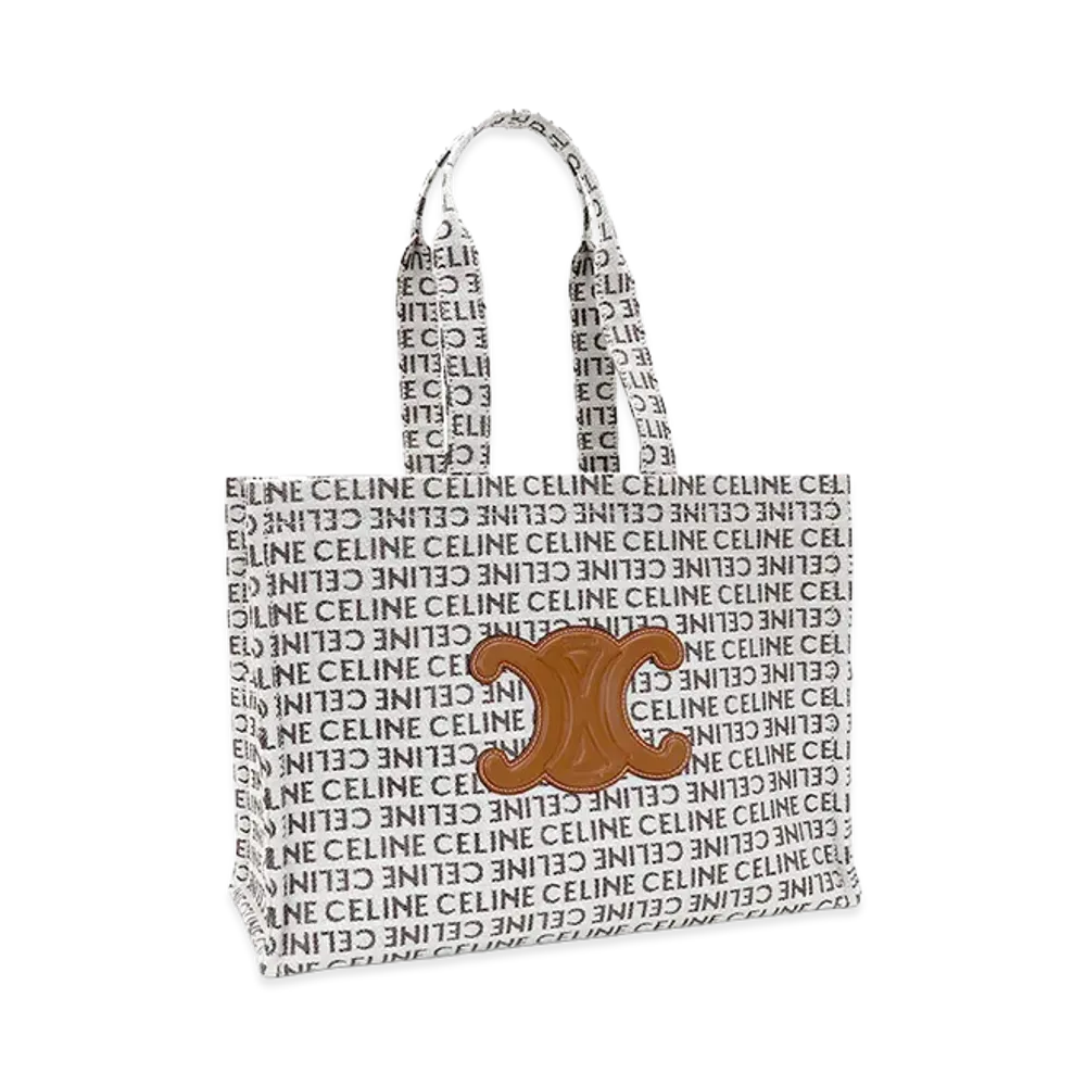 CELINE Large Cabas Thais Tote Bag "Natural/Tan"
