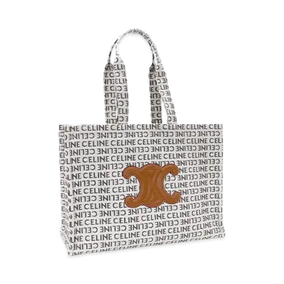 CELINE Large Cabas Thais Tote Bag "Natural/Tan"