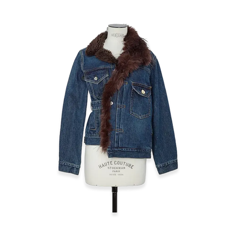 sacai Women's Denim Jacket "Blue"