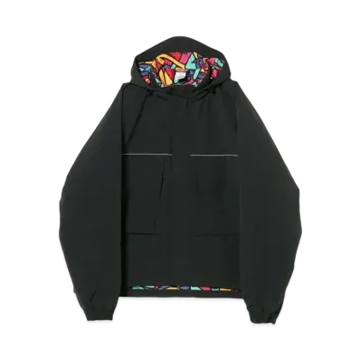 BEAMS x Unslacks x Shinknownsuke Fleece Lined Nylon Jacket "Black"