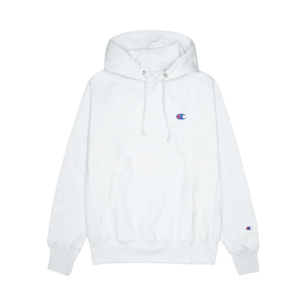 Champion Women's Boyfriend Reverse Weave Hoodie "GFS Silver Grey"