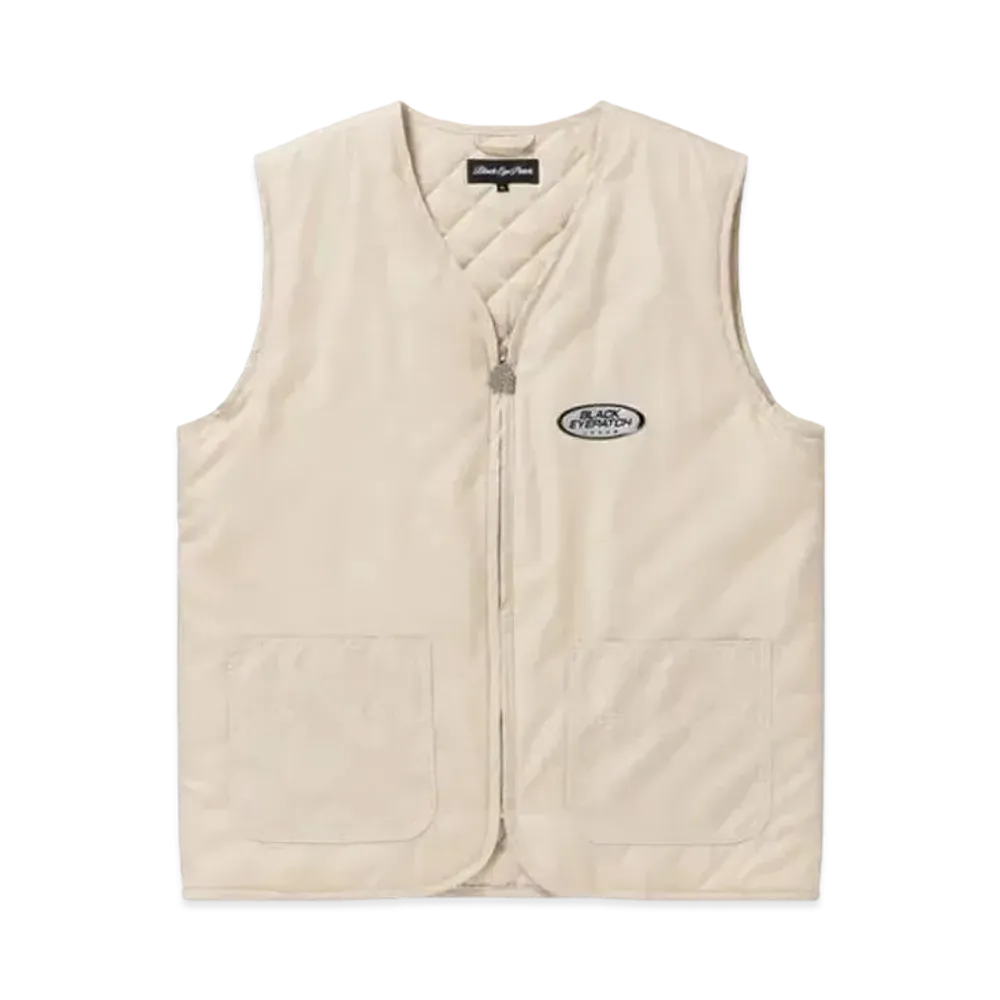 BlackEyePatch Reflector Jeans Logo Nylon Vest "Beige"