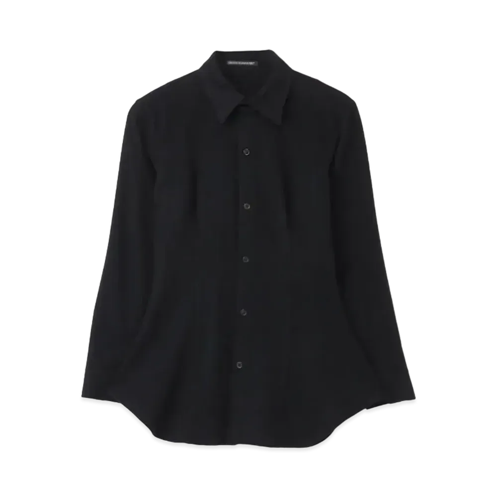 Yohji Yamamoto 1/24 FLANNEL HEM FLARED B "Black"