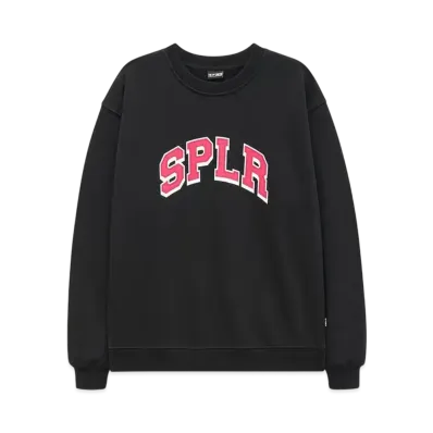 SPLR College Logo Sweatshirt "Black"