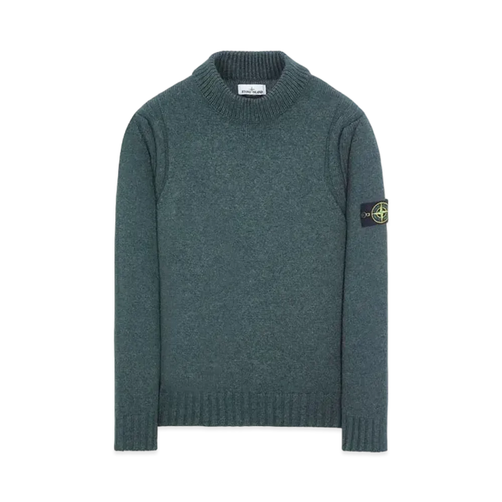 Stone Island 557B2 WOOL-SILK "Sage Green"