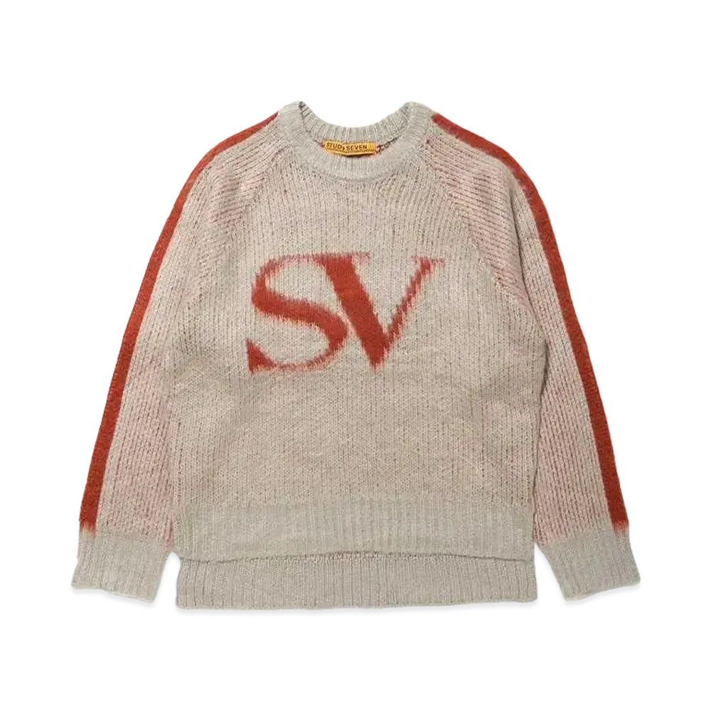 STUDIO SEVEN Sideline Mock Neck Knit "LIGHT BEIGE"