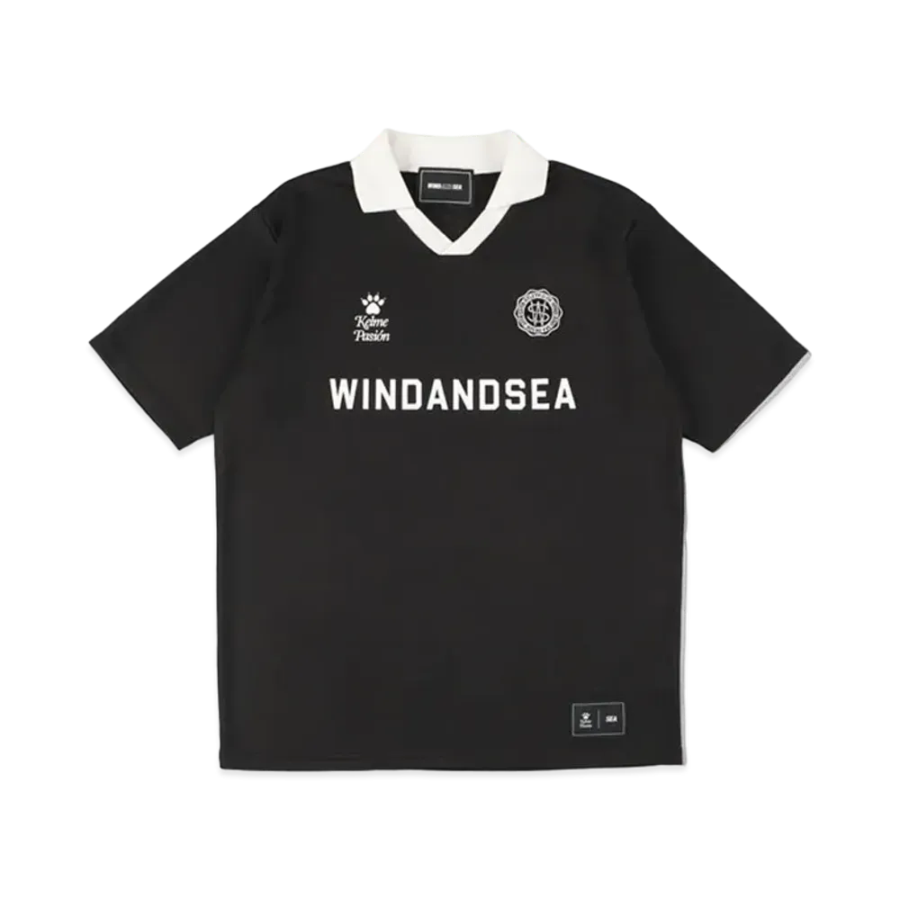WIND AND SEA x KELME Soccer Half Sleeve Shirts "Black"