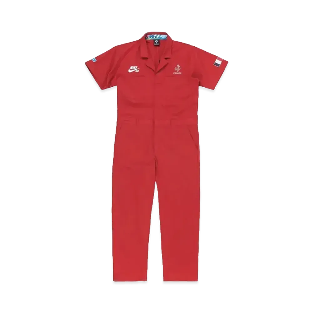 Nike SB Parra France Kit Men's Skateboard Coverall "Red"