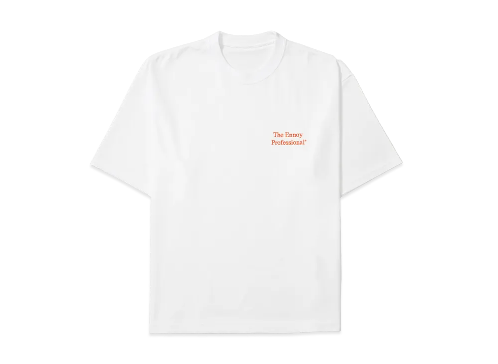 ENNOY Professional S/S T-Shirt "White/Orange"