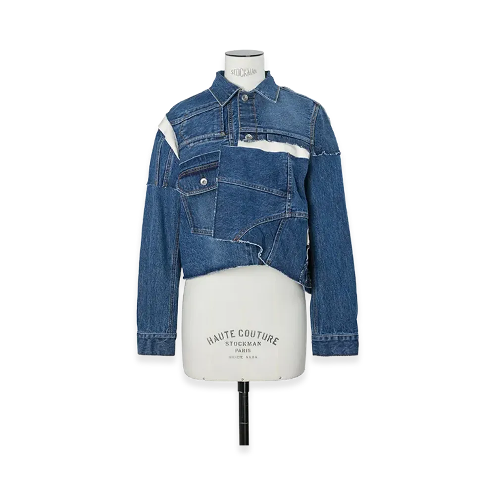 sacai Women's Denim Jacket "Blue"