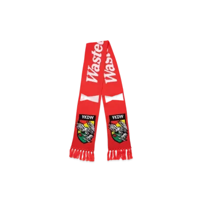 Wasted Youth Football Muffler "Red" / VERDY