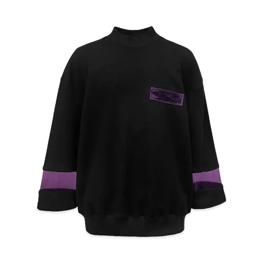 ANREALAGE Photochromic PVC Patch Long Sleeve T-shirt "Black"