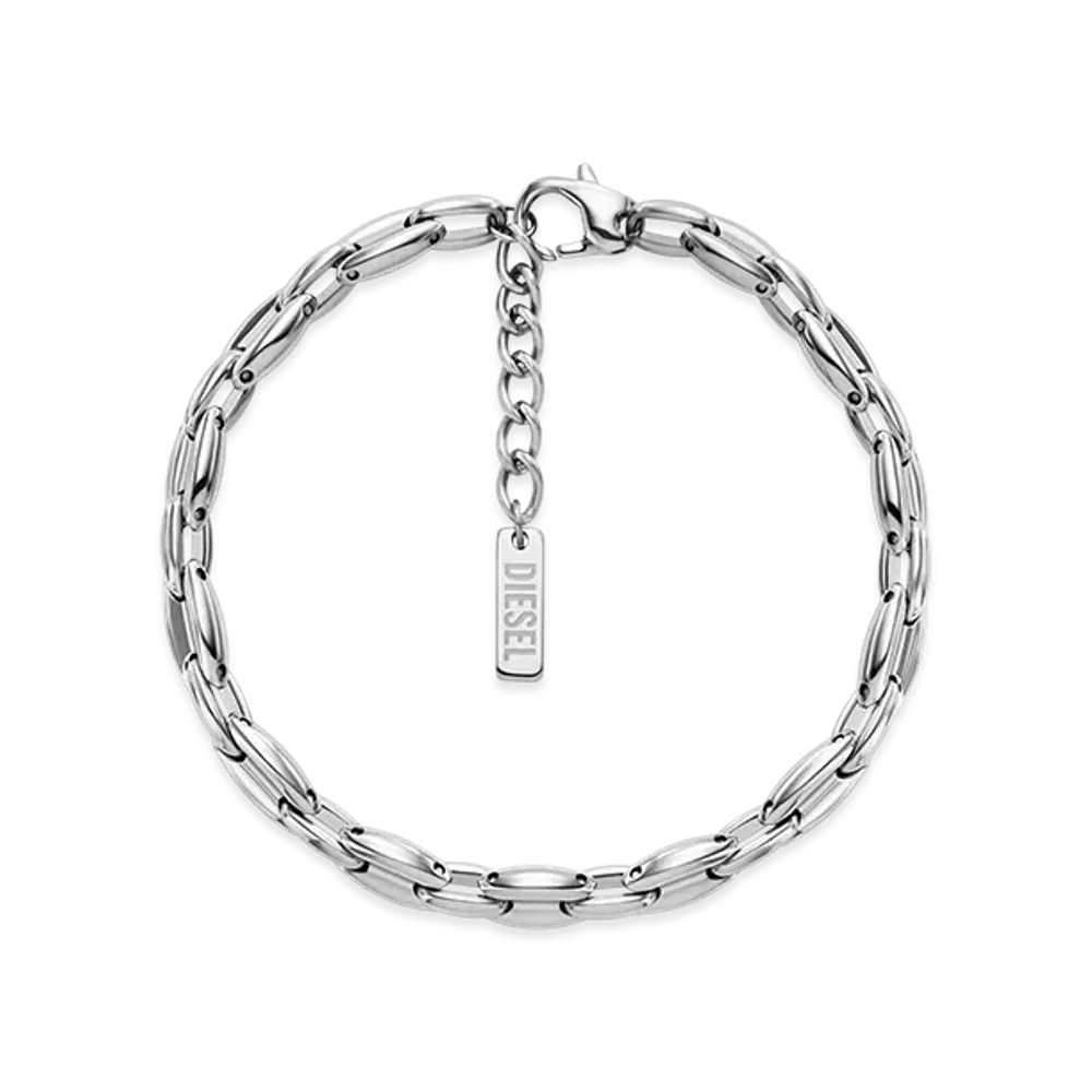 Diesel Dx1583040 Jewel Stainless Steel Chain Bracelet "Silver"