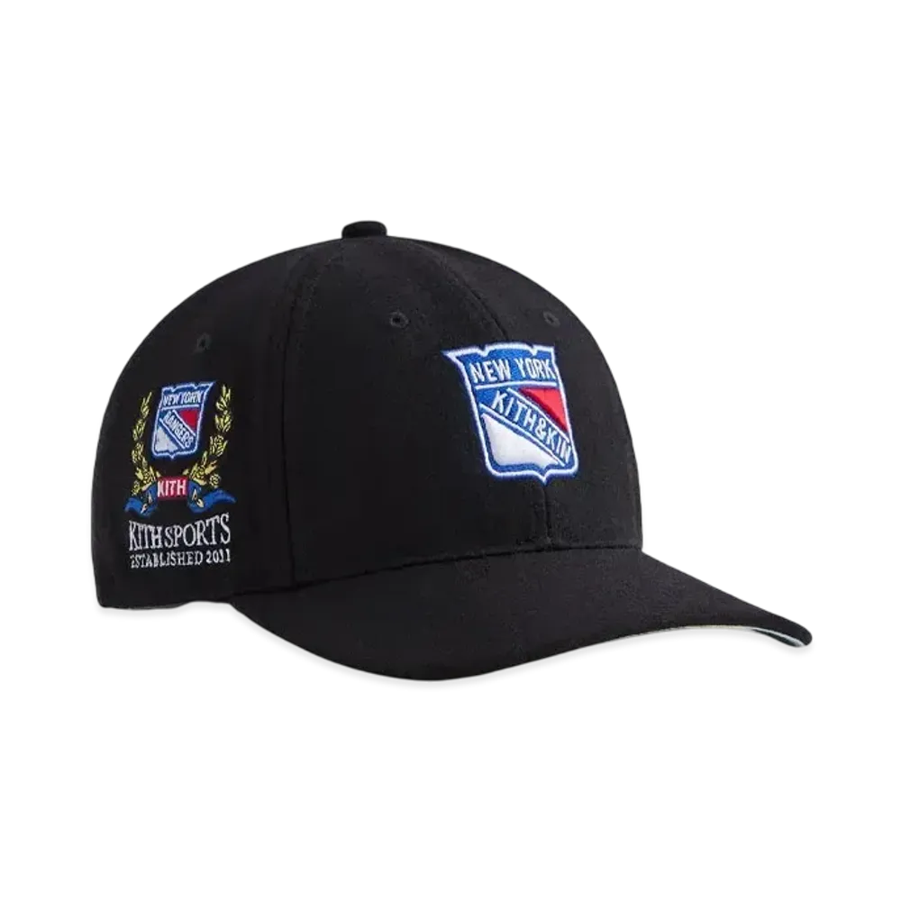 Kith & '47 For The New York Rangers Franchise LS Cap "Black"