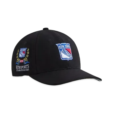 Kith & '47 For The New York Rangers Franchise LS Cap "Black"