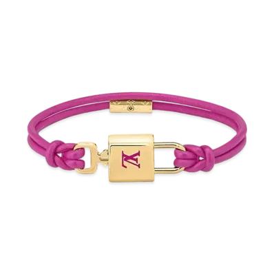 Louis Vuitton LV Padlock Bracelet "Pink"