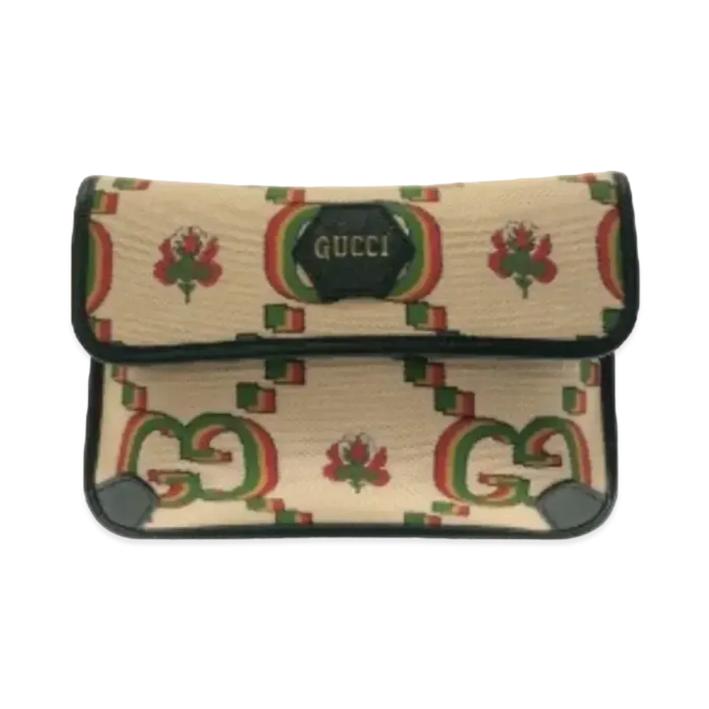 GUCCI 100th Anniversary Waist Body Bag "Beige/Green"