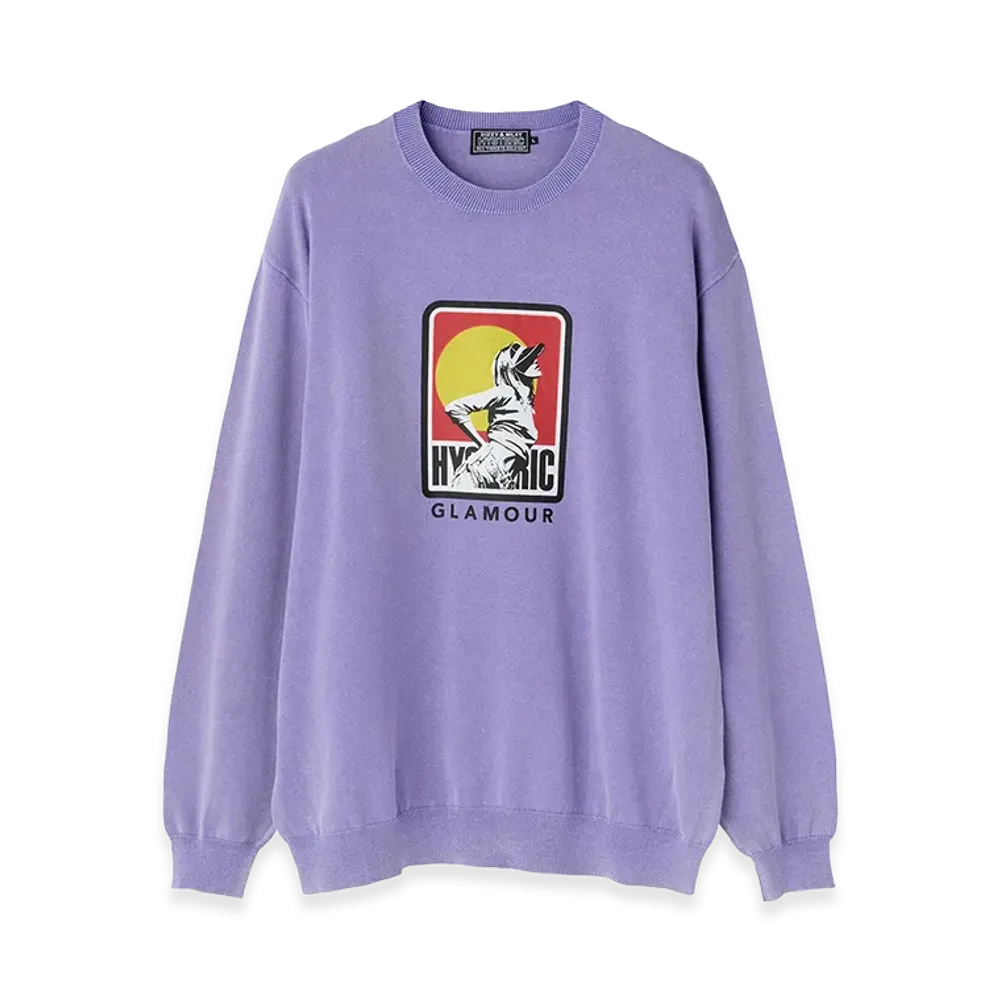 HYSTERIC GLAMOUR Hysteric Sun Girl Sweater "Purple"