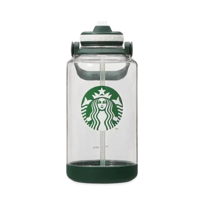 STARBUCKS Handle Lid Jug Tumbler 1892ml "Clear"