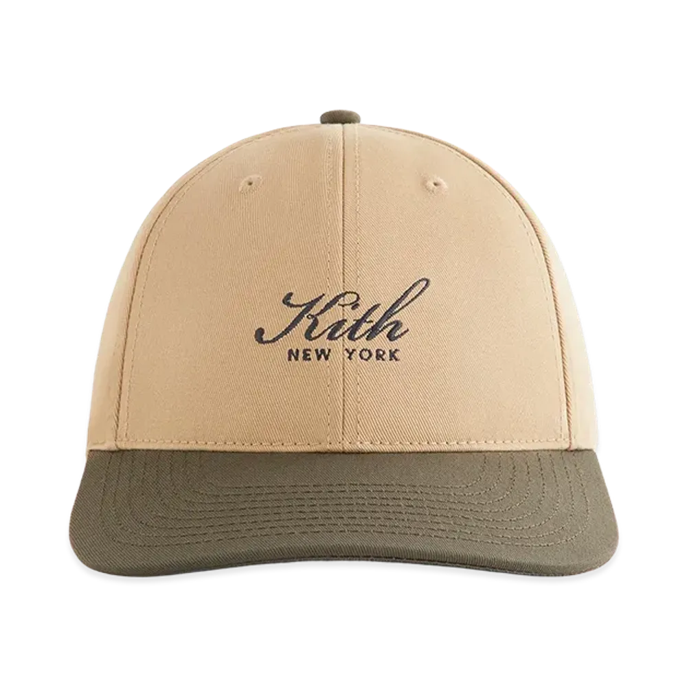 Kith Women's Script New York Colorblock Classic Cap "Canvas"