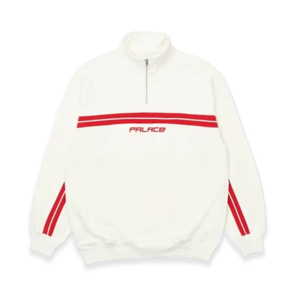 PALACE Insert 1/4 Zip "White"