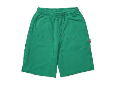 Supreme Double Knee Painter Sweatshort "Green"