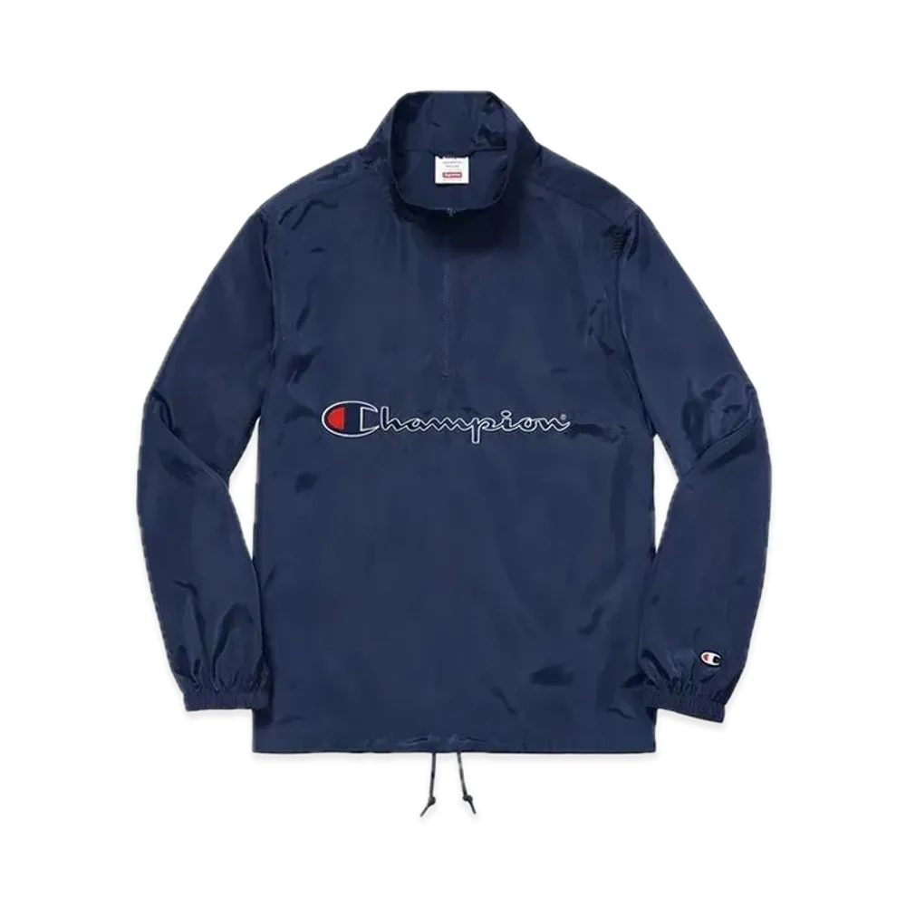 Supreme x Champion Half Zip Pullover "Navy"